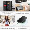 CASEME For Samsung Galaxy S23 Case 2-in-1 Detachable Magnetic Zipper Wallet Vegan Leather Flip Cover
