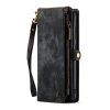 660125545A-12 CASEME For Samsung Galaxy S23+ Case 2-in-1 Detachable Magnetic Zipper Wallet Vegan Leather Flip Cover