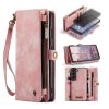 660125545C-1 CASEME For Samsung Galaxy S23+ Case 2-in-1 Detachable Magnetic Zipper Wallet Vegan Leather Flip Cover