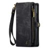 CASEME For Google Pixel Fold Case 2-in-1 Detachable Magnetic Zipper Wallet Vegan Leather Flip Cover