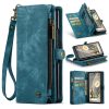 CASEME For Google Pixel Fold Case 2-in-1 Detachable Magnetic Zipper Wallet Vegan Leather Flip Cover