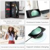 CASEME For Samsung Galaxy S23 FE Case 2-in-1 Detachable Magnetic Zipper Wallet Vegan Leather Flip Cover