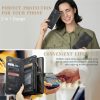 CASEME For Samsung Galaxy S24 Ultra Case 2-in-1 Detachable Magnetic Zipper Wallet Vegan Leather Flip Cover
