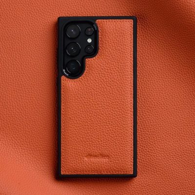 MELKCO For Samsung Galaxy S26 Ultra Case Genuine Cow Leather Coated PC Phone Cover (5) MELKCO For Samsung Galaxy S26 Ultra Case Genuine Cow Leather Coated PC Phone Cover