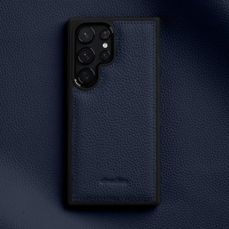 MELKCO For Samsung Galaxy S26 Ultra Case Genuine Cow Leather Coated PC Phone Cover (6) MELKCO For Samsung Galaxy S26 Ultra Case Genuine Cow Leather Coated PC Phone Cover