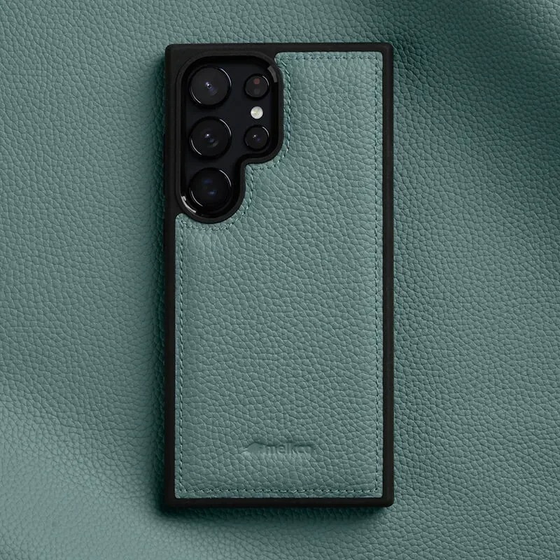 MELKCO For Samsung Galaxy S26 Ultra Case Genuine Cow Leather Coated PC Phone Cover (7) MELKCO For Samsung Galaxy S26 Ultra Case Genuine Cow Leather Coated PC Phone Cover