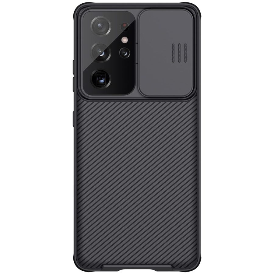101232928A-2 NILLKIN CamShield Pro for Samsung Galaxy S21 Ultra Drop Resistant PC Panel - TPU Frame Cover Shell