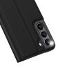 DUX DUCIS Skin Pro Series for Samsung Galaxy S21 FE PU Leather Phone Case Shell Protector with Stand Card Slot