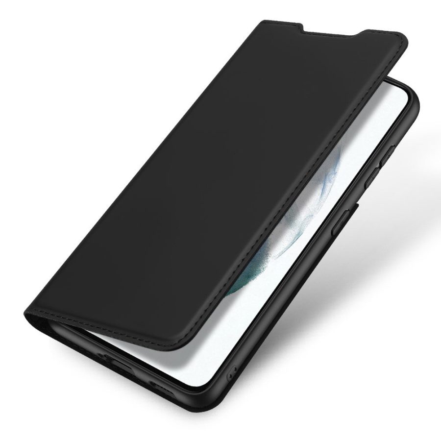DUX DUCIS Skin Pro Series for Samsung Galaxy S21 FE PU Leather Phone Case Shell Protector with Stand Card Slot