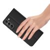 DUX DUCIS Skin Pro Series for Samsung Galaxy S21 FE PU Leather Phone Case Shell Protector with Stand Card Slot
