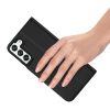 101240581A-6 DUX DUCIS Skin Pro Series for Samsung Galaxy S22 PU Leather Card Slot Flip Stand Auto Magnetic Closed Shockproof Phone Cover