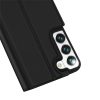 101240581A-8 DUX DUCIS Skin Pro Series for Samsung Galaxy S22 PU Leather Card Slot Flip Stand Auto Magnetic Closed Shockproof Phone Cover