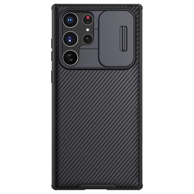 101241946A-1 NILLKIN CamShield Pro Series for Samsung Galaxy S22 Ultra Shockproof Hybrid Hard PC Soft TPU Back Case with Slide Camera Cover