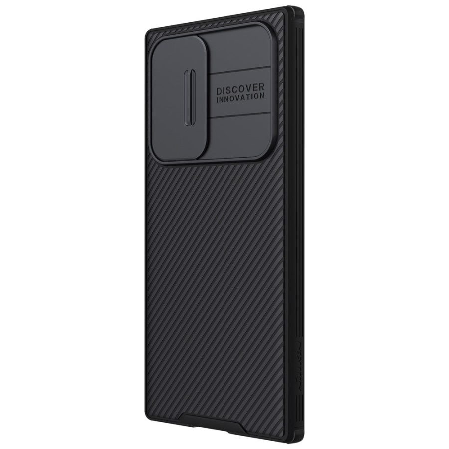 101241946A-5 NILLKIN CamShield Pro Series for Samsung Galaxy S22 Ultra Shockproof Hybrid Hard PC Soft TPU Back Case with Slide Camera Cover