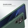 101242081A-10 NILLKIN Frosted Shield for Samsung Galaxy S22 Ultra PC Back - Soft TPU Edge Anti-fall Protective Case Cover