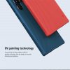 101242081A-8 NILLKIN Frosted Shield for Samsung Galaxy S22 Ultra PC Back - Soft TPU Edge Anti-fall Protective Case Cover