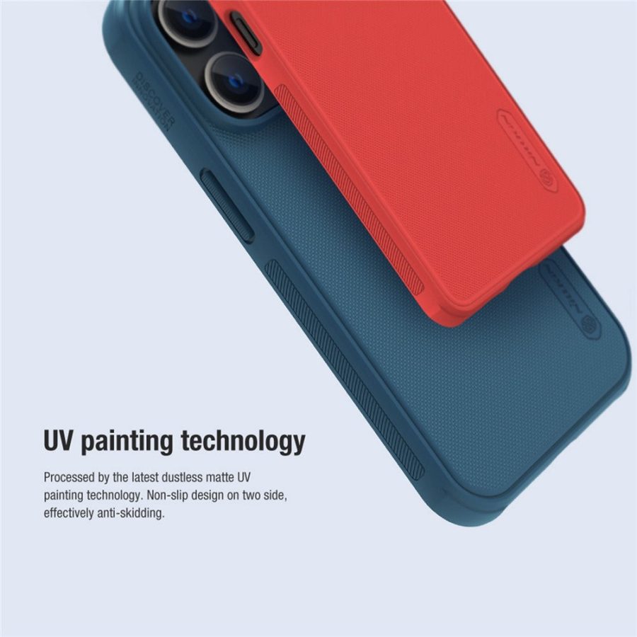 660104578D-9 NILLKIN Super Frosted Shield Pro Case for iPhone 14 Pro Matte Protective Phone Cover Matte PC - TPU Drop-proof Shell