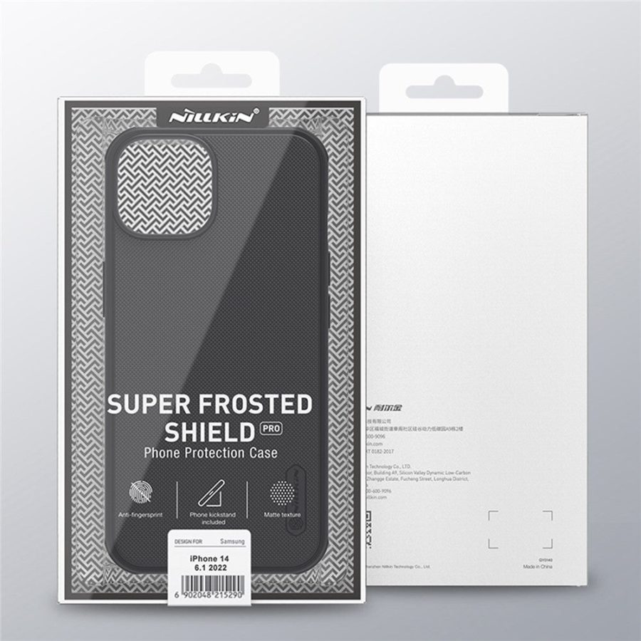 NILLKIN Super Frosted Shield Pro Phone Cover for iPhone 14 Plus PC - TPU Anti-fingerprint Matte Protective Case