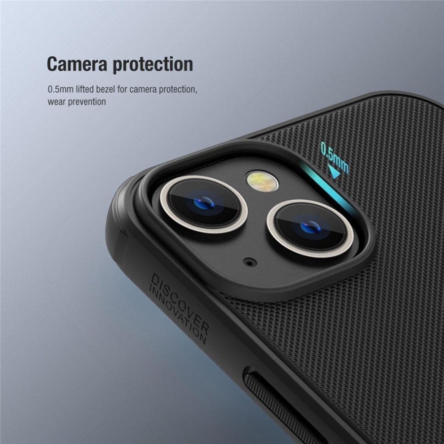 NILLKIN Super Frosted Shield Pro Phone Cover for iPhone 14 Plus PC - TPU Anti-fingerprint Matte Protective Case