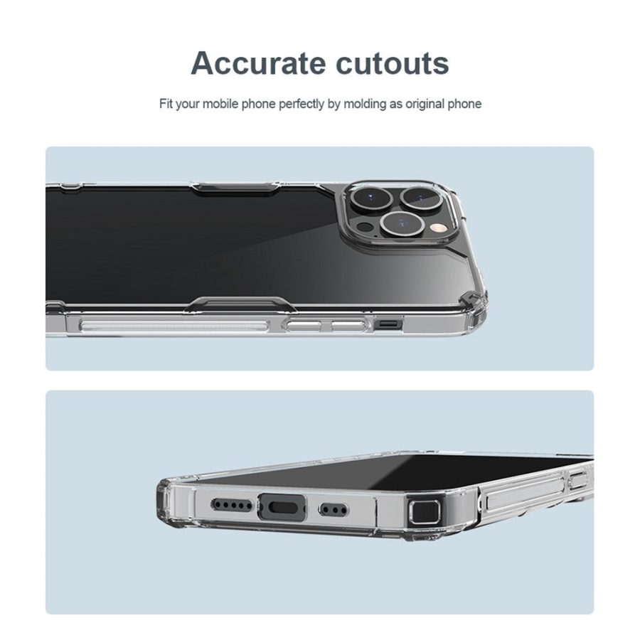 660105110A-14 NILLKIN Anti-drop Phone Case for iPhone 14 Pro Max Nature Pro Series Protective Back Cover PC - TPU Mobile Phone Shell