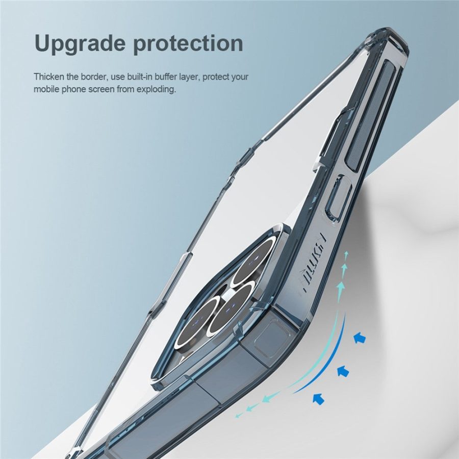 660105110A-8 NILLKIN Anti-drop Phone Case for iPhone 14 Pro Max Nature Pro Series Protective Back Cover PC - TPU Mobile Phone Shell
