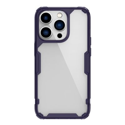 660105111C-1 NILLKIN Ultra Clear Phone Case for iPhone 14 Pro Nature Pro Series Drop-proof Back Cover PC - TPU Anti-scratch Phone Shell
