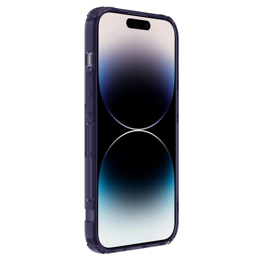 NILLKIN Ultra Clear Phone Case for iPhone 14 Pro Nature Pro Series Drop-proof Back Cover PC - TPU Anti-scratch Phone Shell