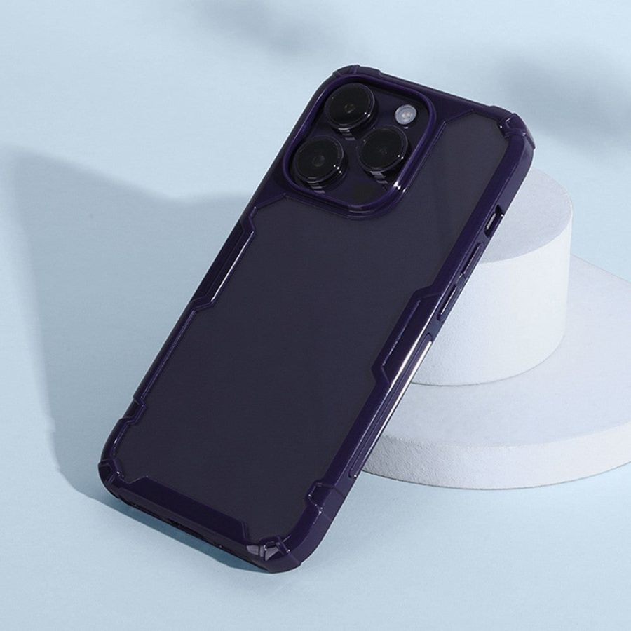 NILLKIN Ultra Clear Phone Case for iPhone 14 Pro Nature Pro Series Drop-proof Back Cover PC - TPU Anti-scratch Phone Shell