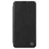 660105647A-11 NILLKIN Qin Pro Series for iPhone 14 Pro Anti-scratch Phone Case PU Leather Back Cover with Card Slot and Sliding Lens Protector
