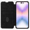 660105647A-2 NILLKIN Qin Pro Series for iPhone 14 Pro Anti-scratch Phone Case PU Leather Back Cover with Card Slot and Sliding Lens Protector