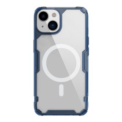 660110299A-1 NILLKIN Nature Pro Series for iPhone 14 Plus Anti-drop Phone Case Mobile Phone Protective Back Cover Support Magnetic Wireless Charging