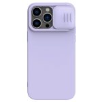 NILLKIN For iPhone 14 Pro Max Magnetic Absorption Phone Cover PC - Silicone Slide Camera Protection Case Compatible with MagSafe