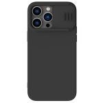 NILLKIN For iPhone 14 Pro Max Magnetic Absorption Phone Cover PC - Silicone Slide Camera Protection Case Compatible with MagSafe