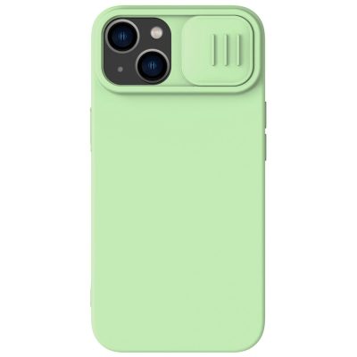 660110432A-1 NILLKIN For iPhone 14 / iPhone 13 Magnetic Phone Case PC - Silicone Slide Camera Protection Phone Cover Compatible with MagSafe