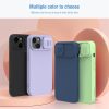 660110432A-12 NILLKIN For iPhone 14 / iPhone 13 Magnetic Phone Case PC - Silicone Slide Camera Protection Phone Cover Compatible with MagSafe