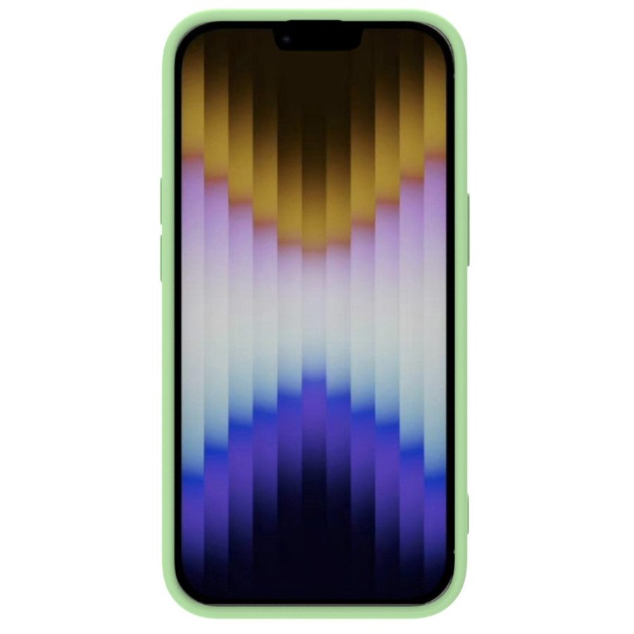660110432A-2 NILLKIN For iPhone 14 / iPhone 13 Magnetic Phone Case PC - Silicone Slide Camera Protection Phone Cover Compatible with MagSafe