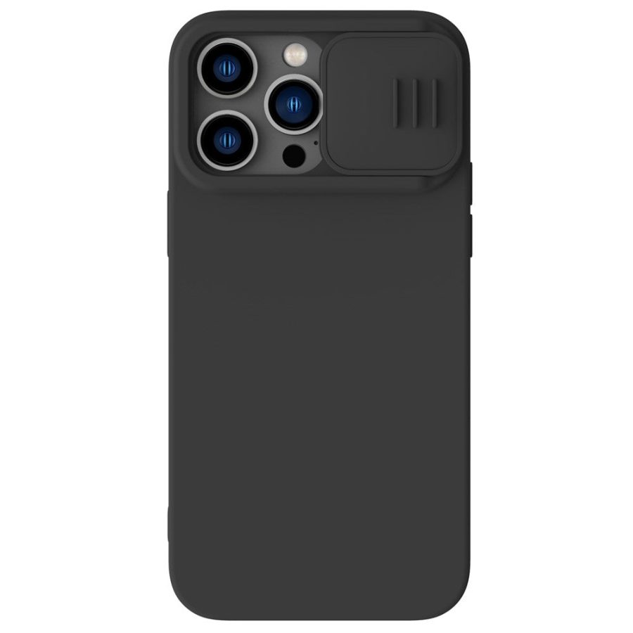 660110434D-1 NILLKIN For iPhone 14 Pro Slide Camera Cover PC - Silicone Anti-drop Phone Case Compatible with MagSafe