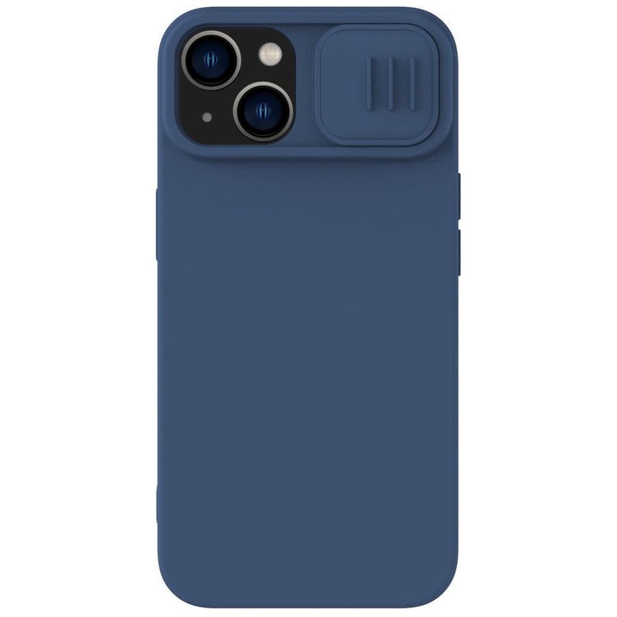 NILLKIN PC - Silicone Case for iPhone 14 Plus Slide Camera Protection Drop-proof Phone Cover