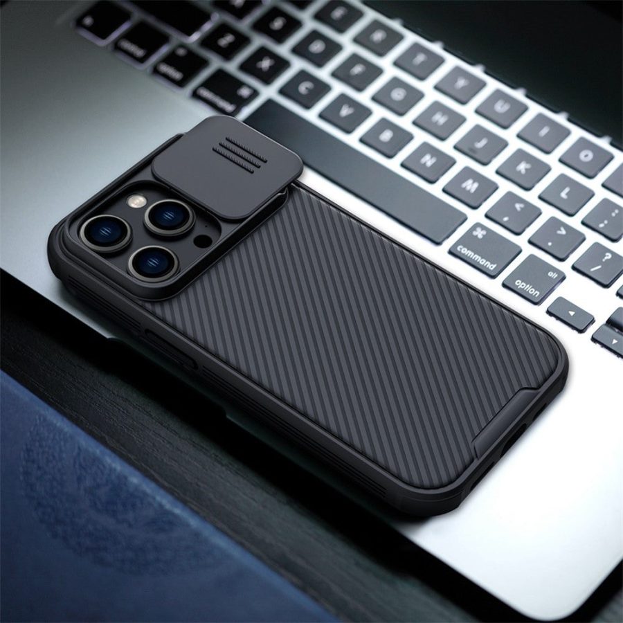 660110442B-14 NILLKIN Camshield Pro Series for iPhone 14 Pro Max Magnetic Phone Case Hard PC - TPU Casephone Protector with Slide Camera Lens Cover