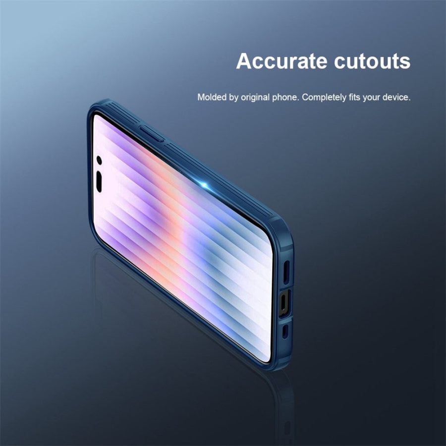 660110442B-9 NILLKIN Camshield Pro Series for iPhone 14 Pro Max Magnetic Phone Case Hard PC - TPU Casephone Protector with Slide Camera Lens Cover
