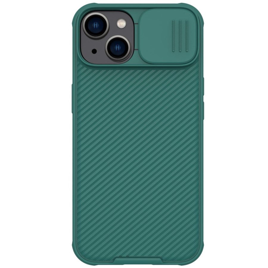 NILLKIN CamShield Pro Series for iPhone 14 / iPhone 13 Slide Camera Protection Phone Case Anti-drop Hybrid TPU - PC Back Cover