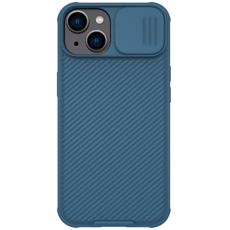 660110445B-1 NILLKIN CamShield Pro Series for iPhone 14 Plus PC - TPU Hybrid Phone Case Anti-drop Back Cover with Slide Camera Protection