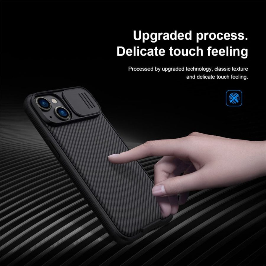 660110445B-5 NILLKIN CamShield Pro Series for iPhone 14 Plus PC - TPU Hybrid Phone Case Anti-drop Back Cover with Slide Camera Protection