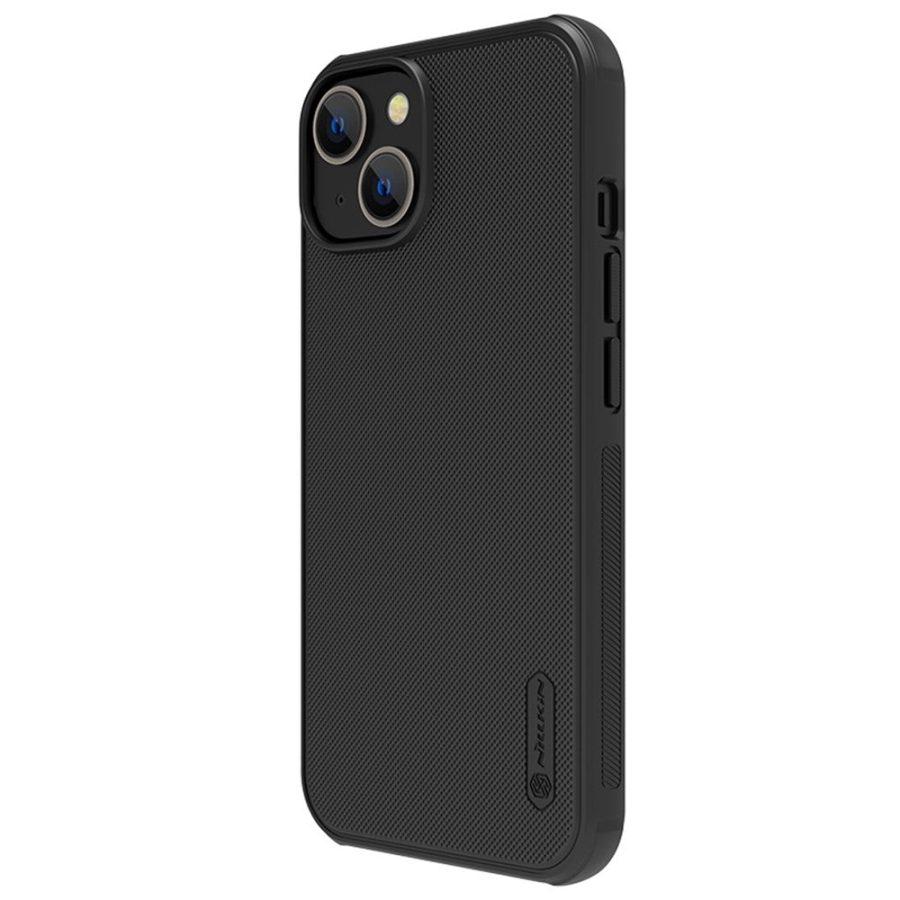660110464A-2 NILLKIN Frosted Shield Pro for iPhone 14 / iPhone 13 Hard PC Soft TPU Matte Phone Cover Magnetic Absorption Case