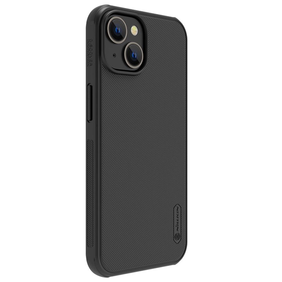 660110464A-3 NILLKIN Frosted Shield Pro for iPhone 14 / iPhone 13 Hard PC Soft TPU Matte Phone Cover Magnetic Absorption Case