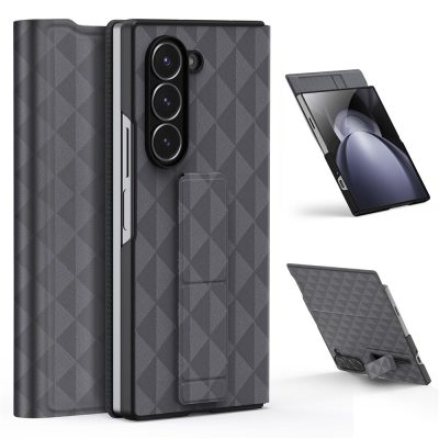 6601104914B-1 DUX DUCIS Fitt Series for Samsung Galaxy Z Fold6 Case Leather Phone Cover with Card Slot Kickstand