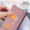 DUX DUCIS Bril Series For Samsung Galaxy Z Fold6 Magnetic Case Leather - PC Phone Cover with Stand