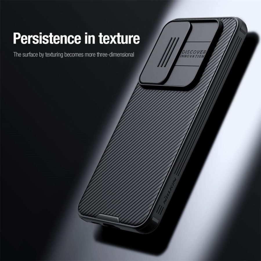 6601105666A-11 NILLKIN Camshield Pro Series for Samsung Galaxy S24 FE Case PC - TPU Slide Camera Lid Phone Cover