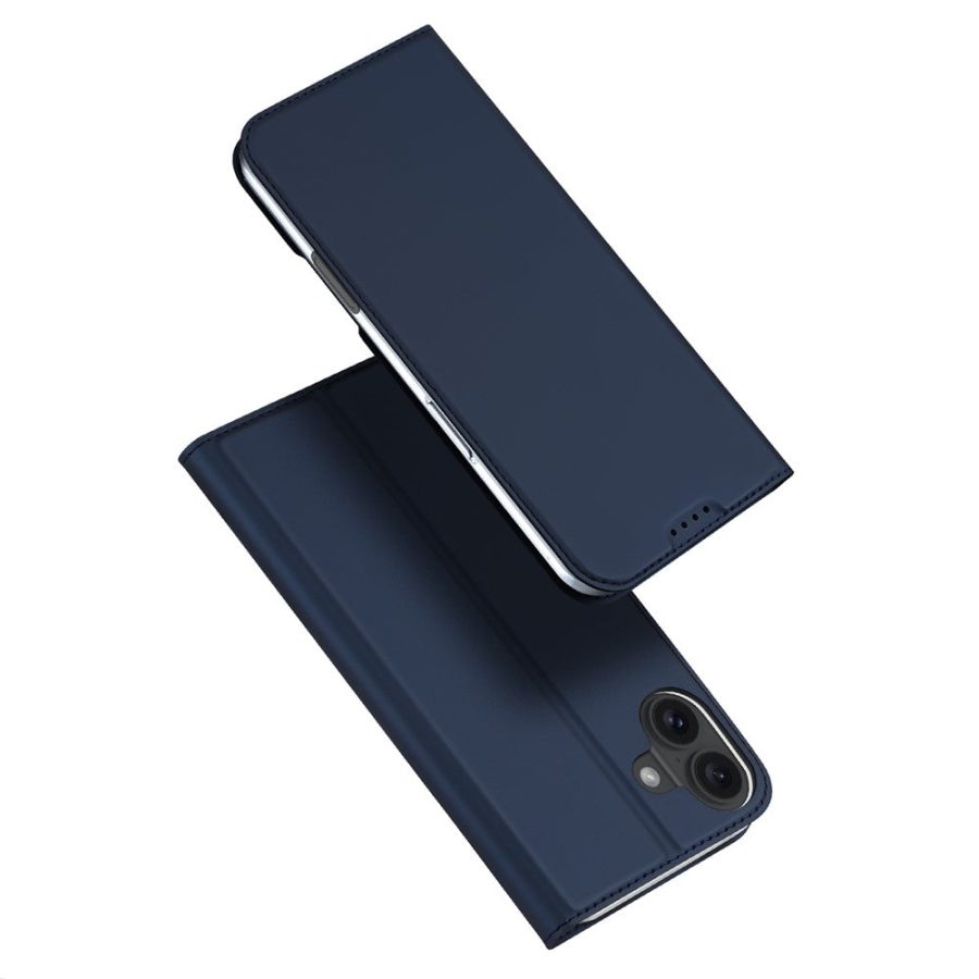 DUX DUCIS Skin Pro Series For iPhone 16 Plus Case Card Slot Stand Leather Phone Cover