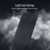 NILLKIN For iPhone 14 Plus Carbon Fiber Phone Case Anti-drop PC - TPU Cover with Slide Camera Protection